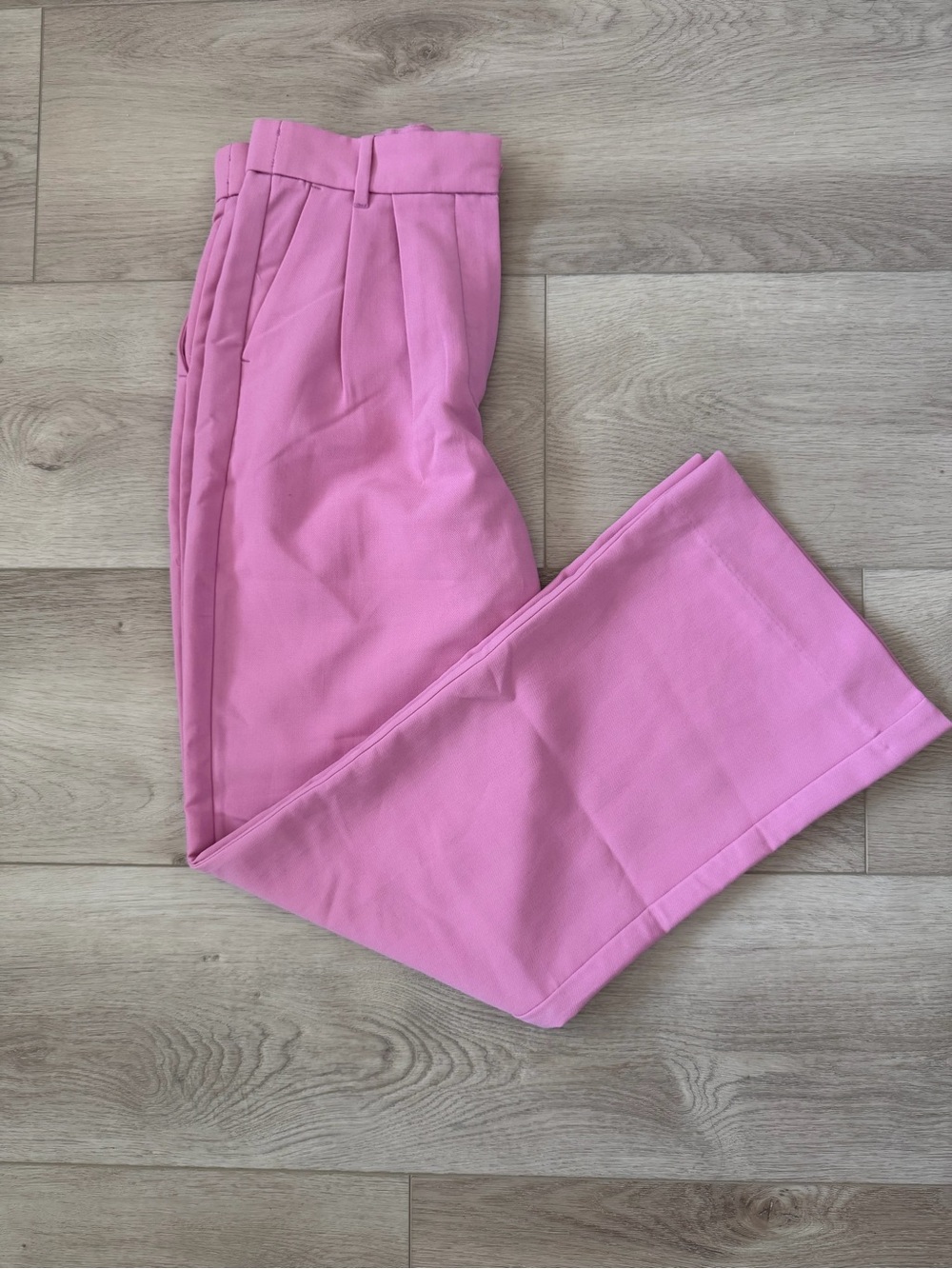 Abercrombie Sloane Tailored Wed Leg Pant Pink
